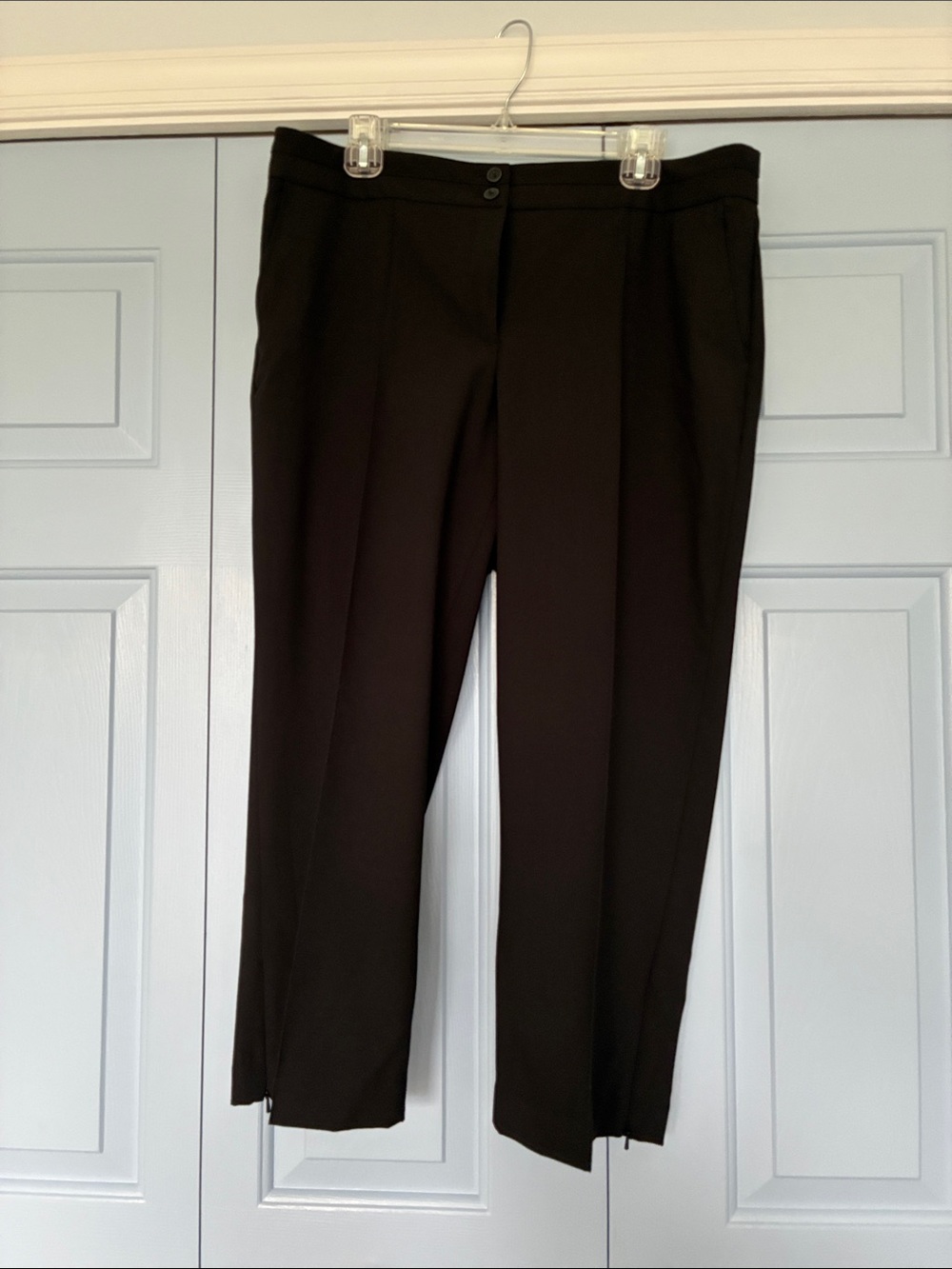 Woman’s  Black Dress capris - Classic Tailored Fit